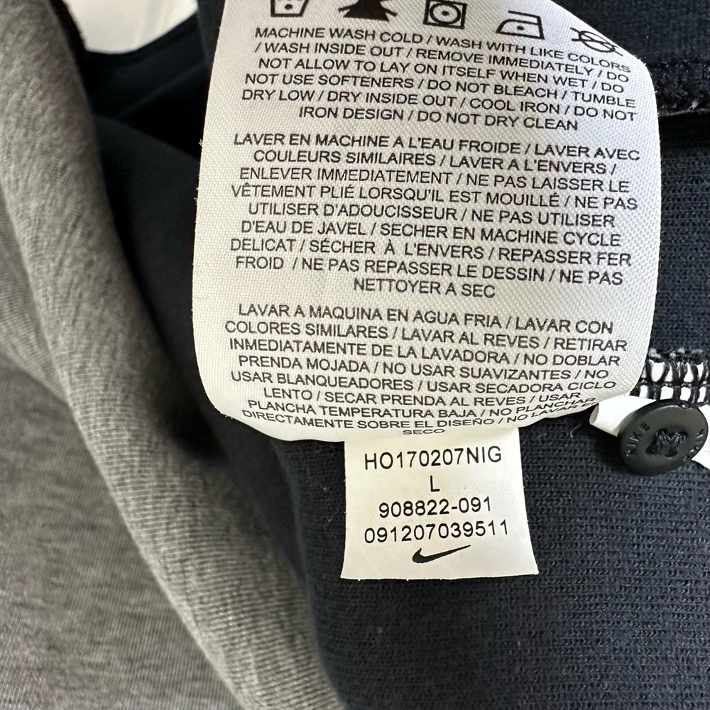 Nike Sportswear Tech Fleece Women's Full Zip Cape Hoodie Carbon Heath Size Large - Picture 13 of 16